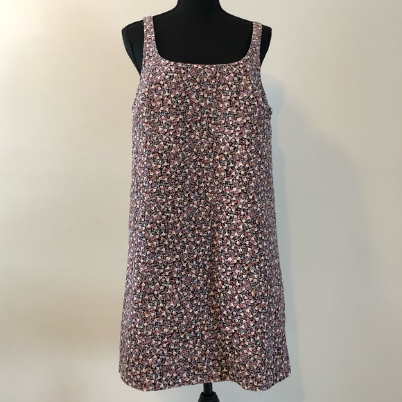 H&M Dresses & Skirts - Women’s H&M Sleeveless A-line Floral Corduroy Dress size M